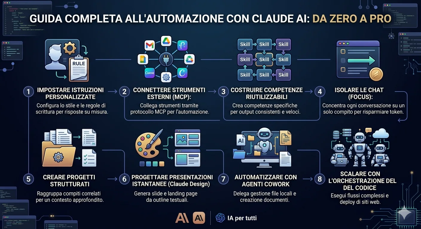 Claude automation guide infographic